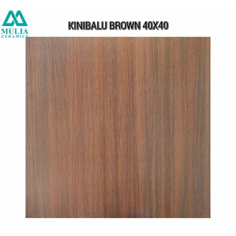 Keramik Lantai Doff Motif Kayu 40x40 KINABALU Mulia