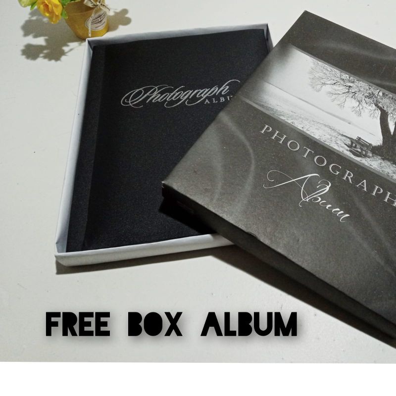 [HOT PROMO] ALBUM FOTO MAGNETIC KECIL HARD COVER BLACK EDITION