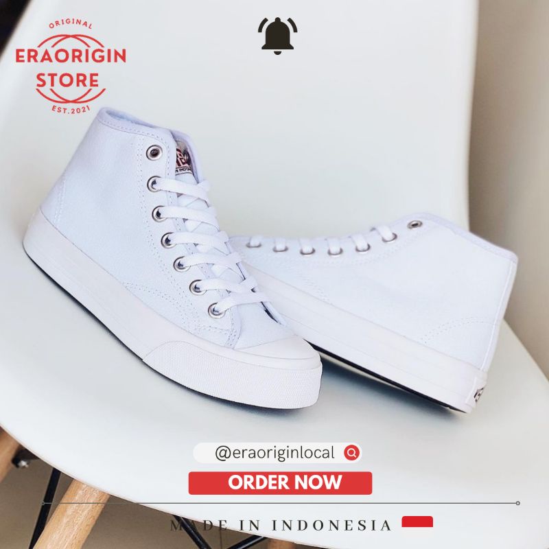 Sepatu Sneakers Ventela Basic Putih High Original