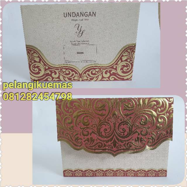 

UNDANGAN MURAH (AMPLOP+ ISI), CANTIK DAN ELEGAN KOSONGAN / CETAK (ER88206)