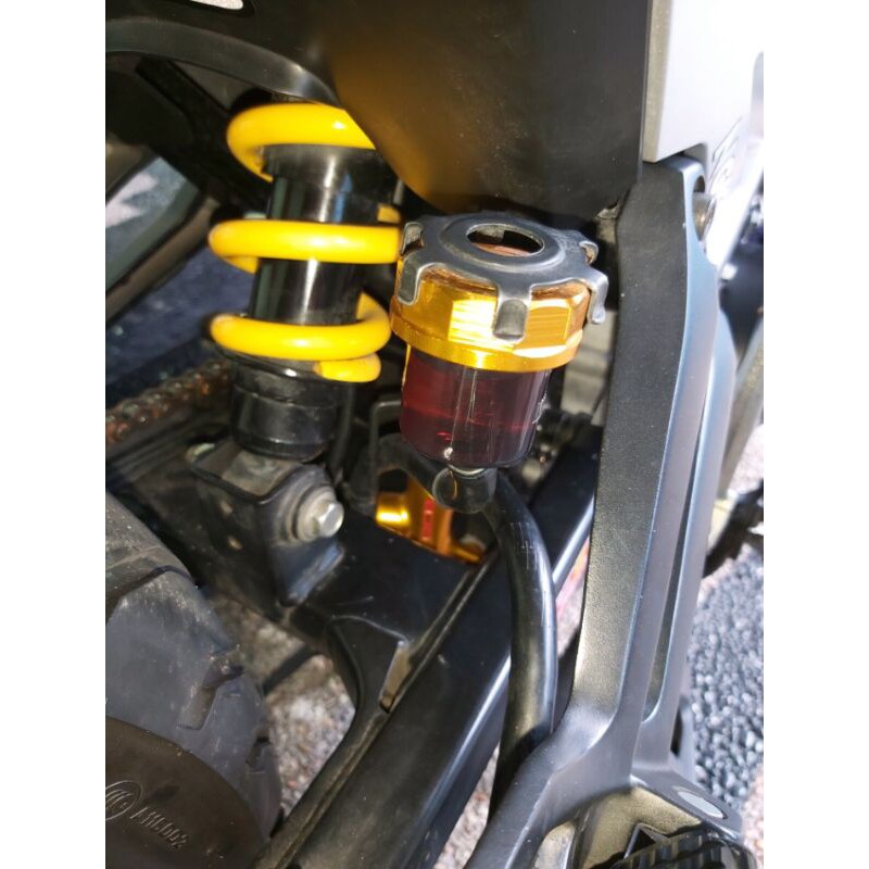 Tabung minyak rem model miring riben Logo Big Brem