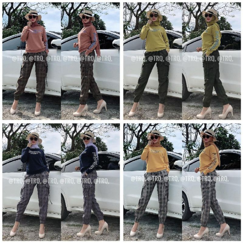 Set Celana Saint Laurent TRQ Original