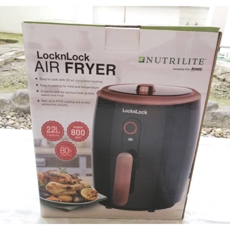 Lock N Lock Air Fryer Rose Gold Series - Penggorengan Tanpa Minyak New