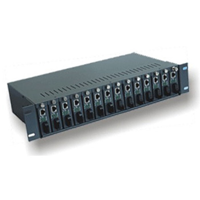 Flextreme FL-81/4-2A Media Converter Rackmount Chassis 14 slot