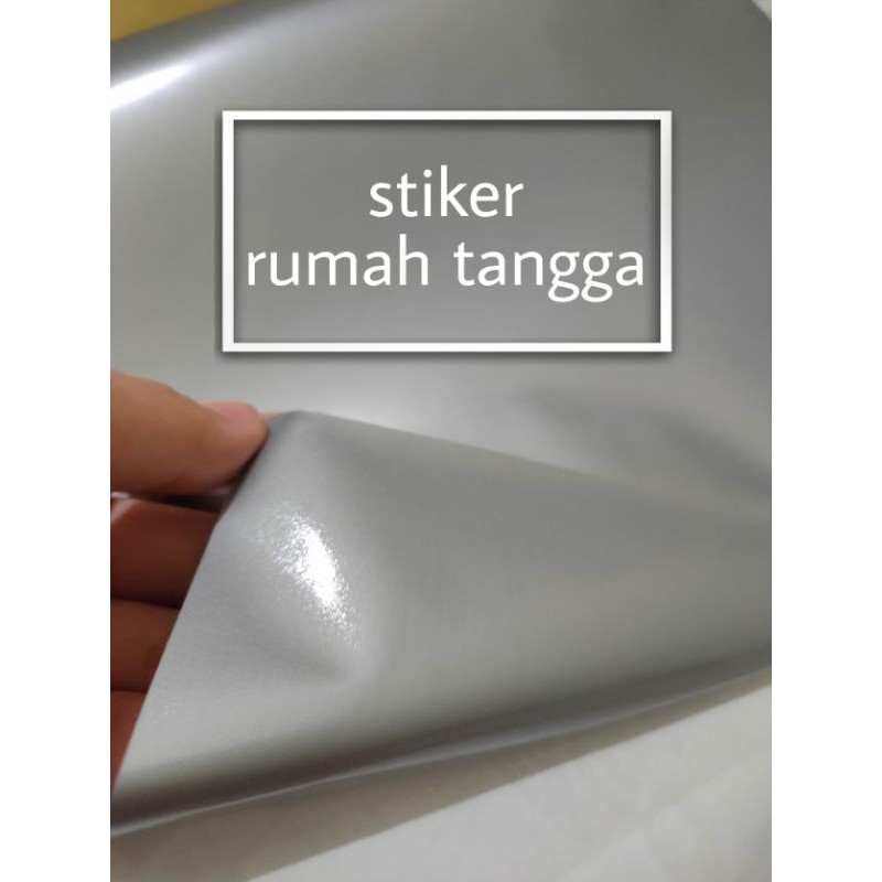 stiker lemari/kitchenset/meja/pintu dll warna gold dan silver Glossy