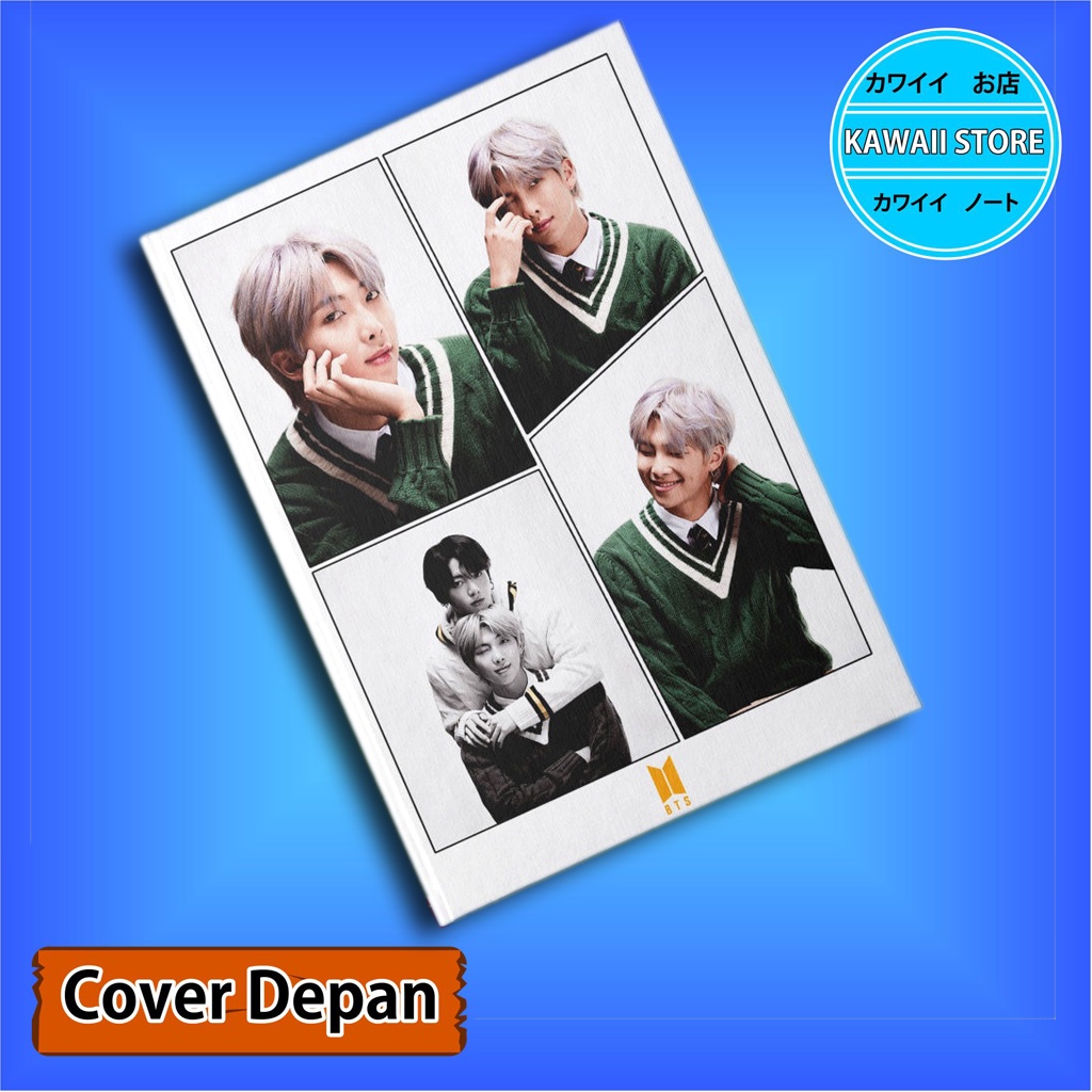 

Notebook / Pocket book Hard Cover Kpop Bts FRAME RM uk A5 & A6 / Notes Book