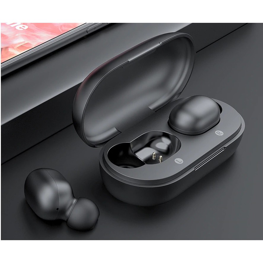 Haylou Earphone TWS Bluetooth 5.0 Fingerprint Touch with Charging Case - GT1 - Black