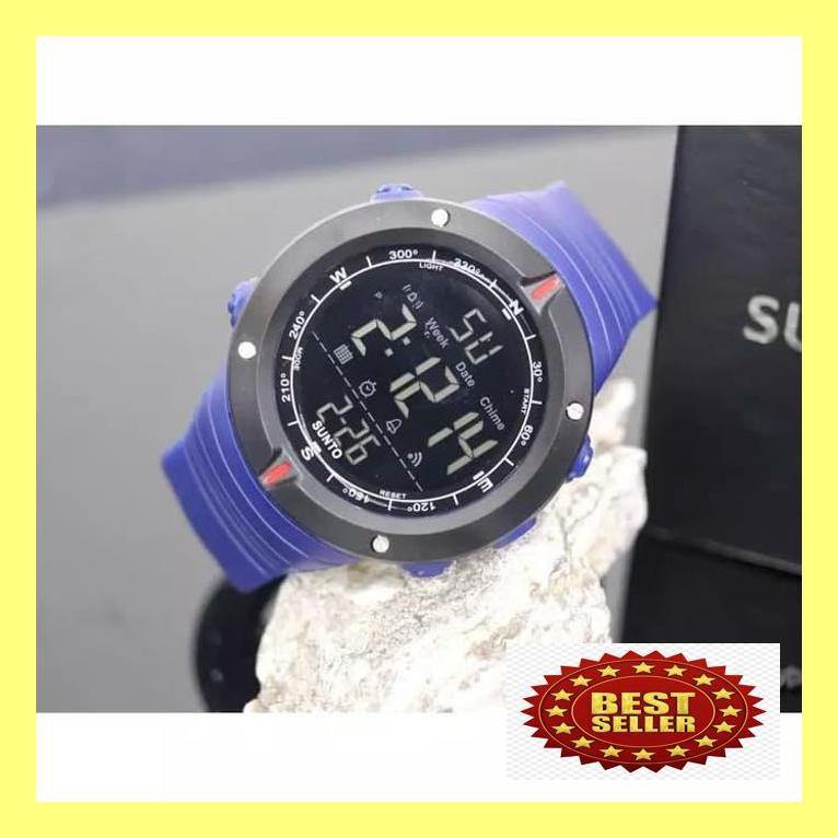Salefashion Pria-Jam Tangan Terbaik Jam Tangan Pria Sporty Sunto Tali Rubber Garis Kode S077 110