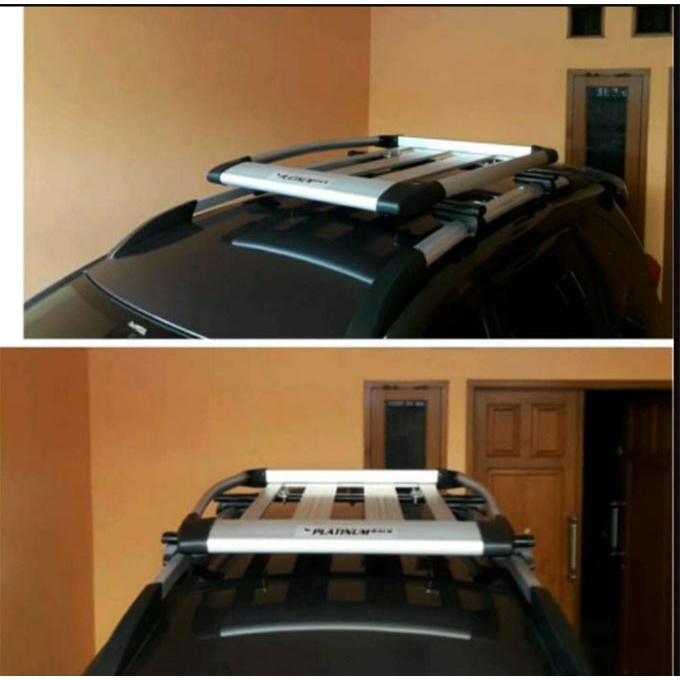 Paket Cross Bar Jepit Roof Rail + Rack Bagasi Xpander Cross Termurah 