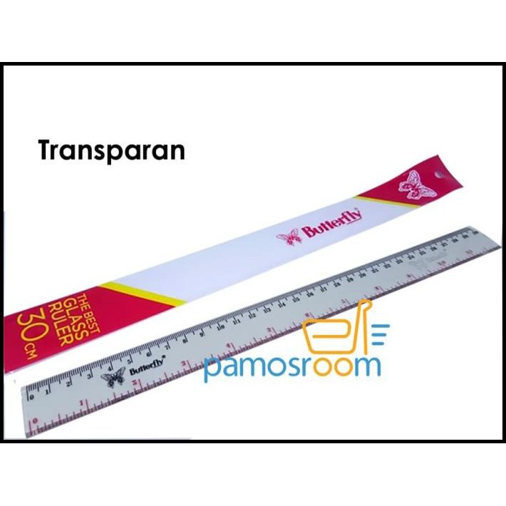 

Penggaris Butterfly 30Cm Plastik