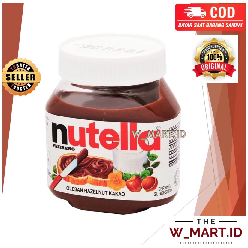 

NUTELLA CHOCOLATE HAZELNUT SPREAD SELAI COKLAT NUTELA 350 GR