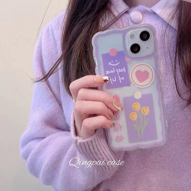 Soft Case Silikon TPU Motif Hati Untuk iPhone 13 Pro Max / 12 / 11 / XS / XR / X / 8 / 7 / 6S Plus Mini SE 2020