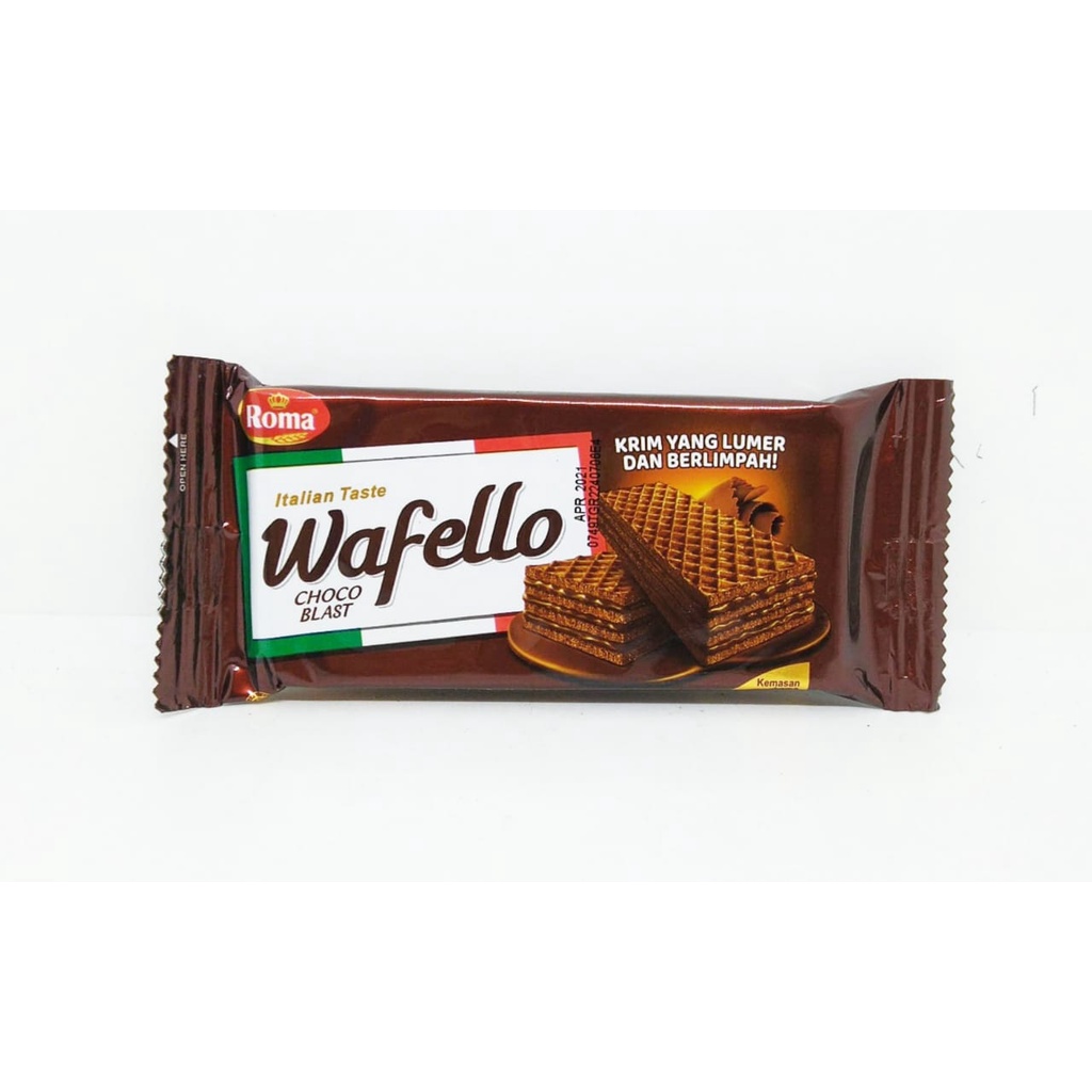 

Wafello Coklat Wafer 21gr x 10 Sachet