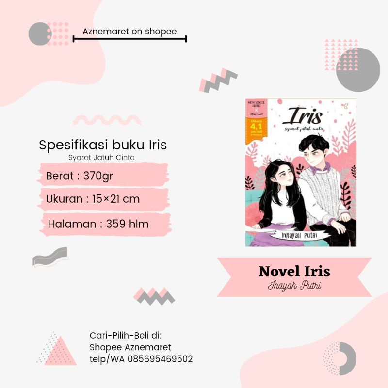 Novel Wattpad Iris: Syarat Jatuh Cinta Karya Inayah Putri