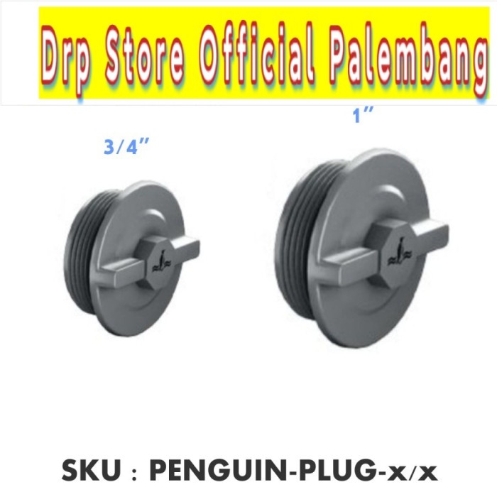 Dop Drat Plug 3/4 - 1 inchi Dop Drat 3/4&quot; 1&quot; Penguin - 1-inc