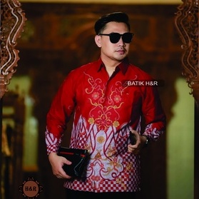 Baju Batik Pria Lengan Panjang Kemeja Batik Pria Batik Premium Kemeja Cowok Batik modern Baju Pria