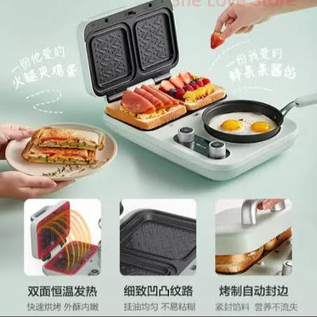 OLIKE BREAKFAST SANDWICH MAKER - GARANSI RESMI 1 TAHUN