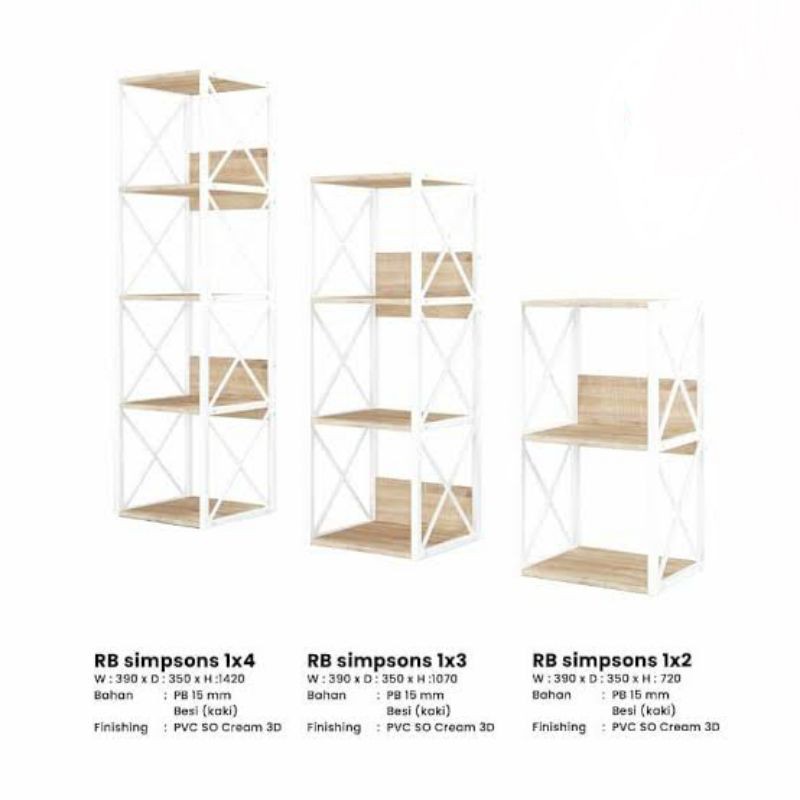 OLYMPIC RAK BUKU SERBAGUNA || RAK BUKU SUSUN BESI MULTIFUNGSI