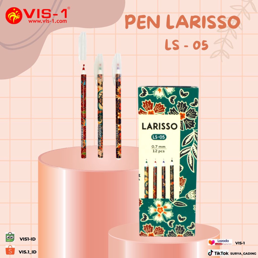 

Bolpen Ls-05 / Pen / Bolpoin / Pulpen Murah 12 pcs