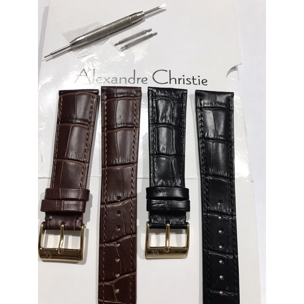 STRAP TALI JAM TANGAN ALEXANDRE CHRISTIE BUCKLE ROSGOLD