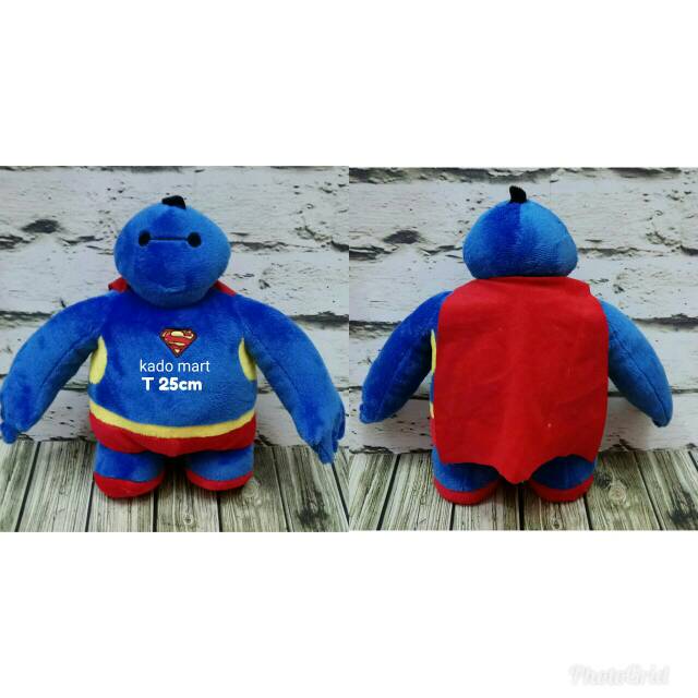 Mainan anak boneka baymax superhero Superman mainan anak laki laki