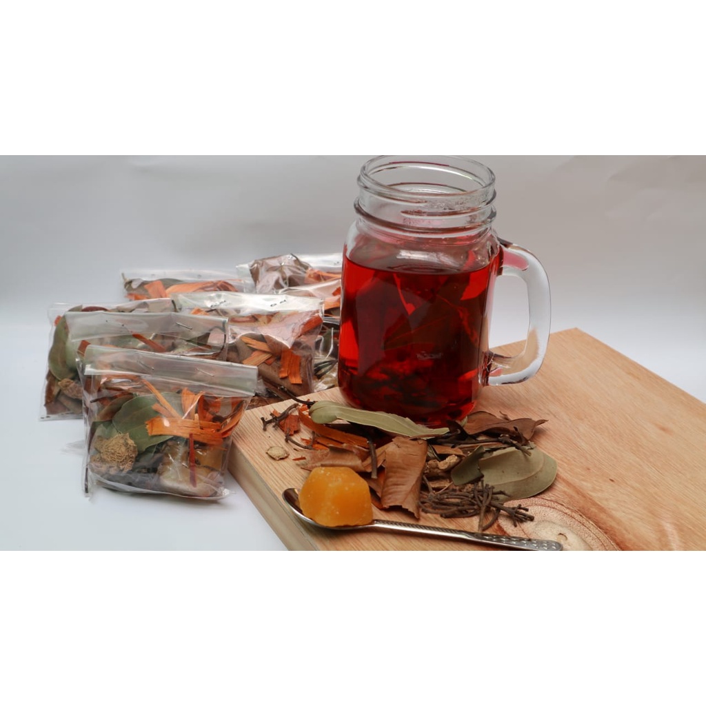 Wedang Uwuh &quot;ꦮꦺꦢꦁꦲꦸꦮꦸꦃ&quot; I Komplit Gula Batu 1 Pack isi 10 sachet I Antioksidan I COD I Herbal