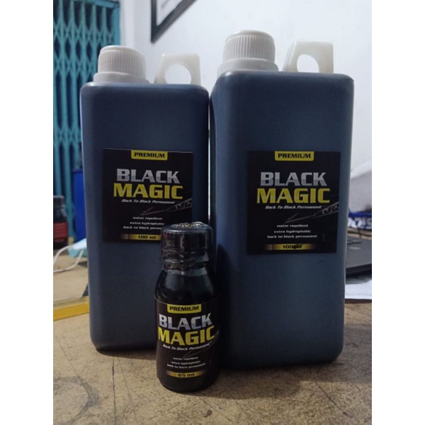 Penghitam Body Motor mobil Dasboard-Black Magic 1 liter