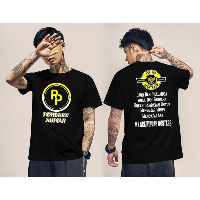 KAOS PEMBURU RUPIAH / KAOS PEJUANG RUPIAH / KAOS DISTRO PEJUANG RUPIAH / KAOS DISTRO MURAH