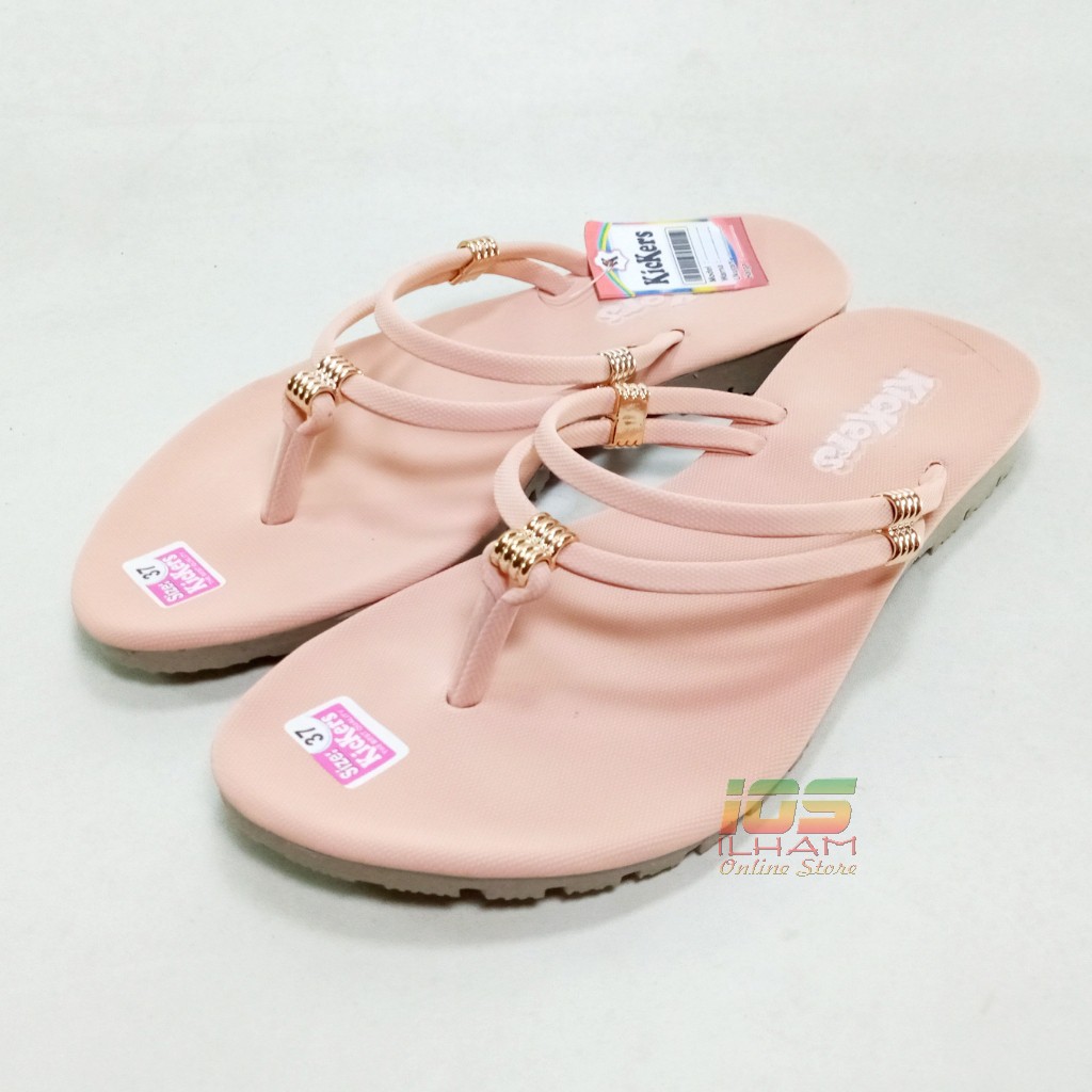 Kickers SLD 01 Sandal Jepit Flat Wanita Size 37-40