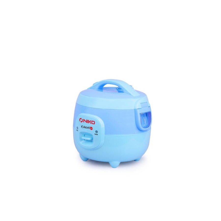 Niko Magic Com 1 Liter Mini Kawai Biru Blue Rice Cooker Penanak Nasi