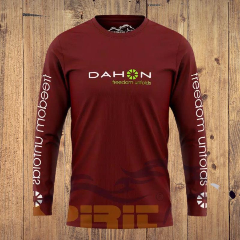 KAOS SEPEDA DAHON LENGAN PANJANG PRIA/WANITA