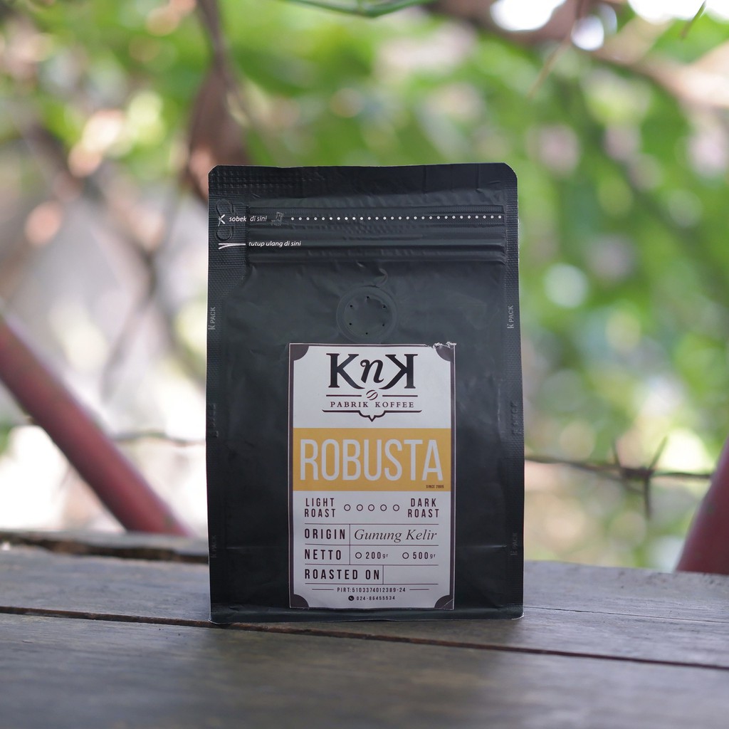 

Kopi Robusta Gunung Kelir 200 Gram KNK Koffee