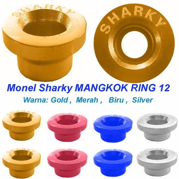 Ring Monel Sharky 10 Pcs Aluminium Sporty Racing