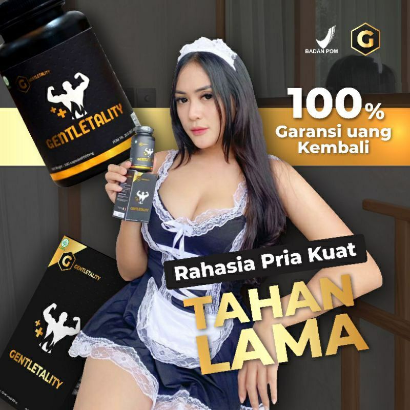 GENTLETALITY - suplemen vitalitas pria terbaik (100% original) isi 30 kapsul original bpom