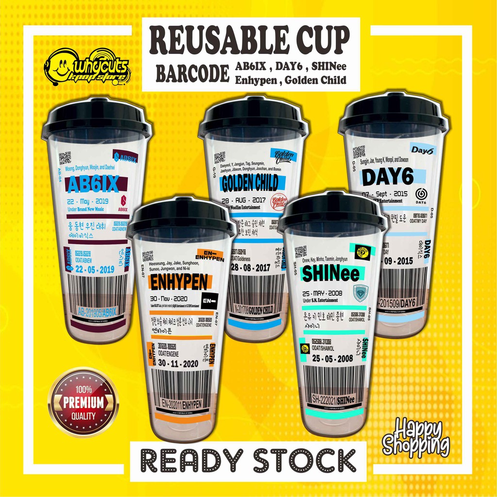 [BACA DESKRIPSI PRODUK] - REUSABLE Cup CUSTOM MIN 10PCS per 1 design bebas pilih design