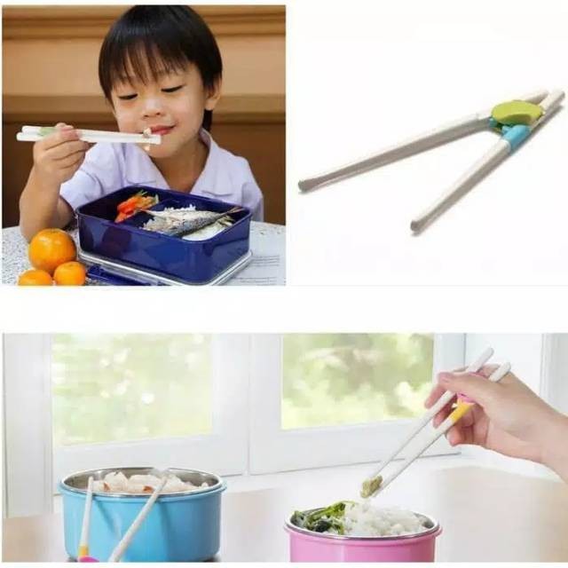 (BC)Sumpit Training Chopstick Sumpit Belajar Anak Bayi-bayionlineshop