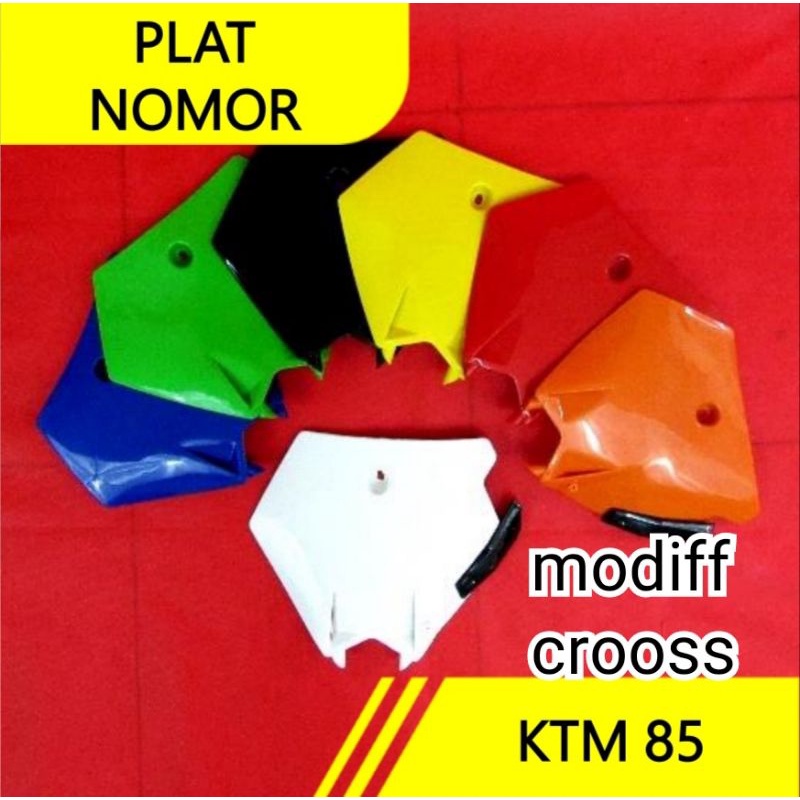 plat nomor ktm 85 old papan nomor ktm 85 cc kx crf yz klx papan nomor ktm 85 cc
