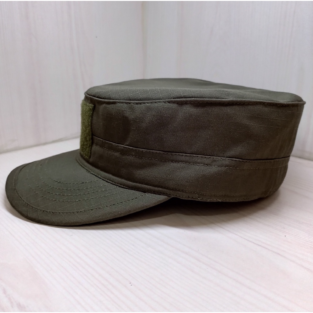 Topi Komando Polos Krem,Hitam,Abu,Hijau Army, Hijau Pol PP, Biru Ripstop