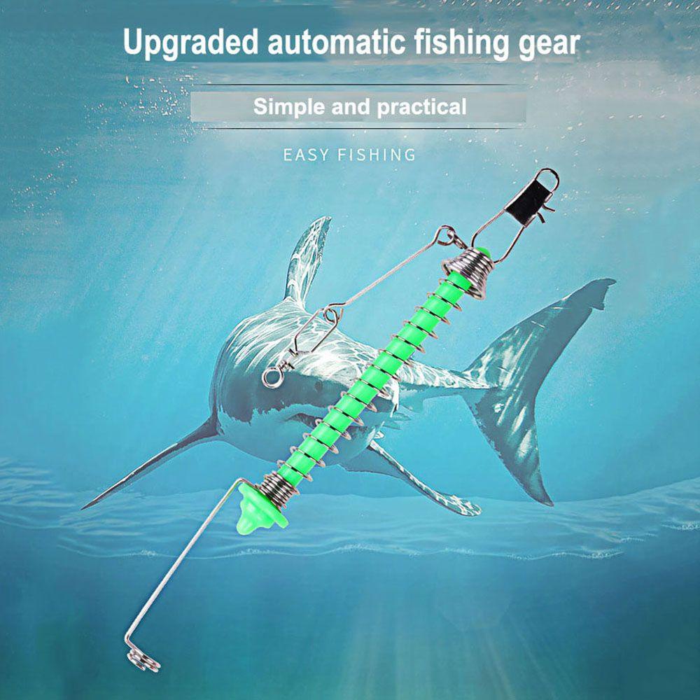 Lanfy Alat Pemicu Umpan Fishhook Kail Pancing Otomatis Spring Fish Lure Accessories