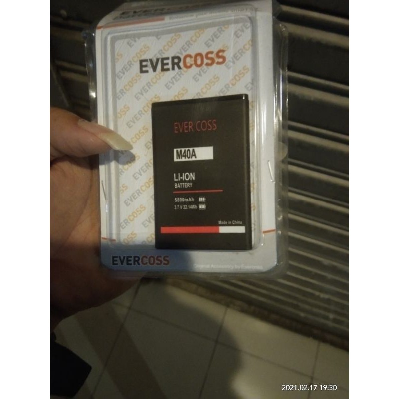batre evercoss M40A