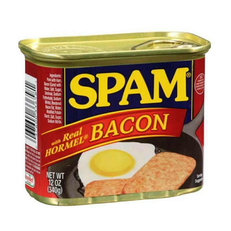 Hormel Spam Bacon Makanan Kaleng 340 G Gr Gram