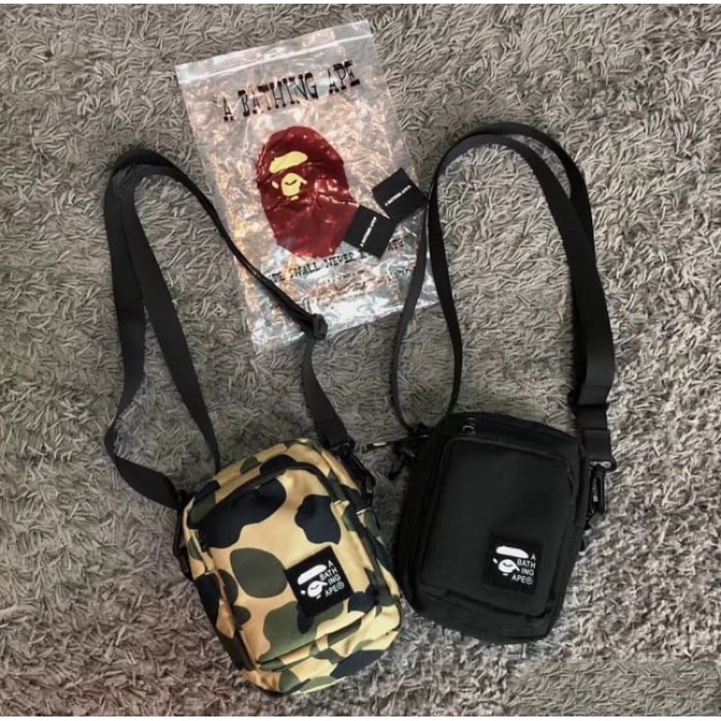 TAS BAPE / TAS SLINGBAG BATHING APE / SELEMPANG