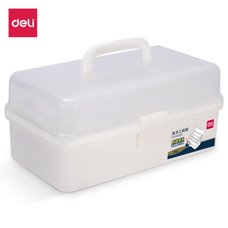 

Deli Large Art Toolbox Kotak Peralatan Seni 68303 68302