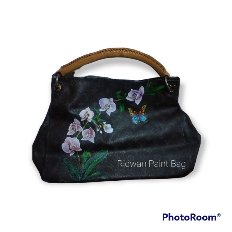 Lukis Tas bunga Anggrek