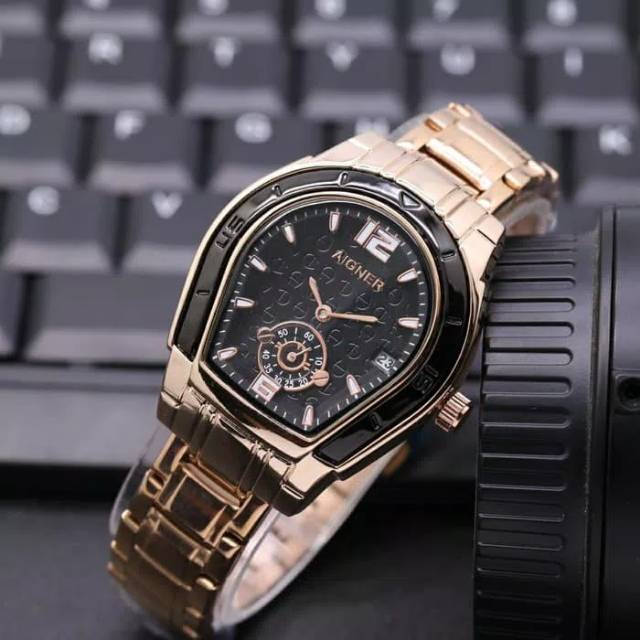 Jam Tangan Wanita Aigner Rantai Premium