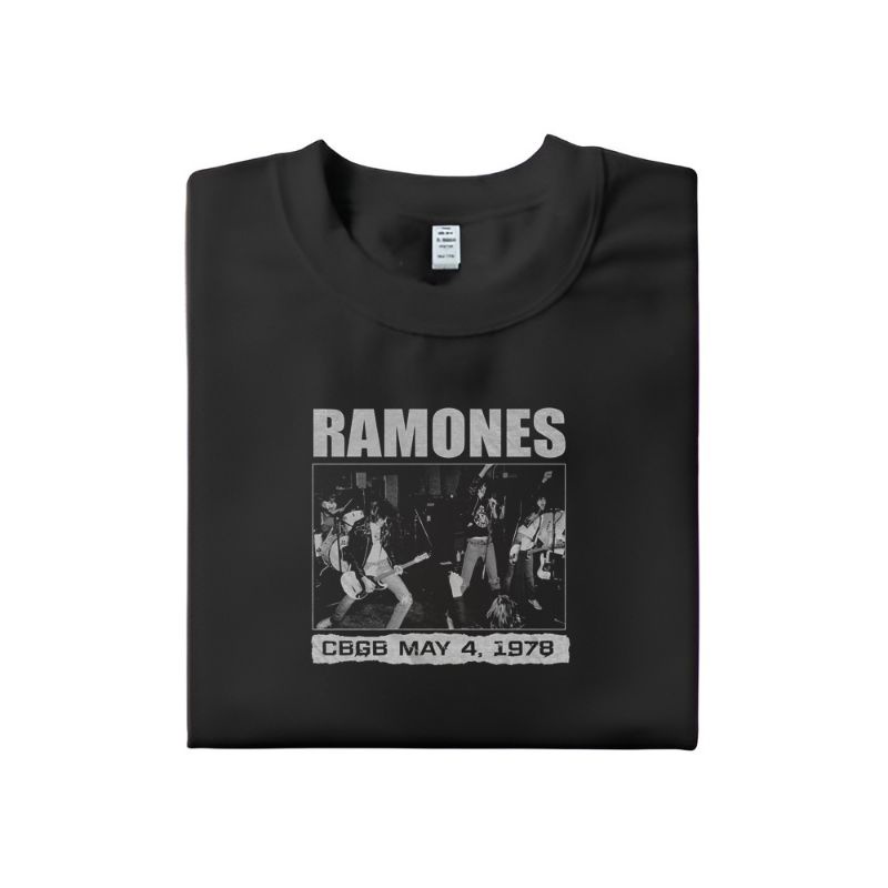 KAOS | T SHIRT | RAMONES | KAOS BAND | RAMONES CBGB MAY 4, 1978