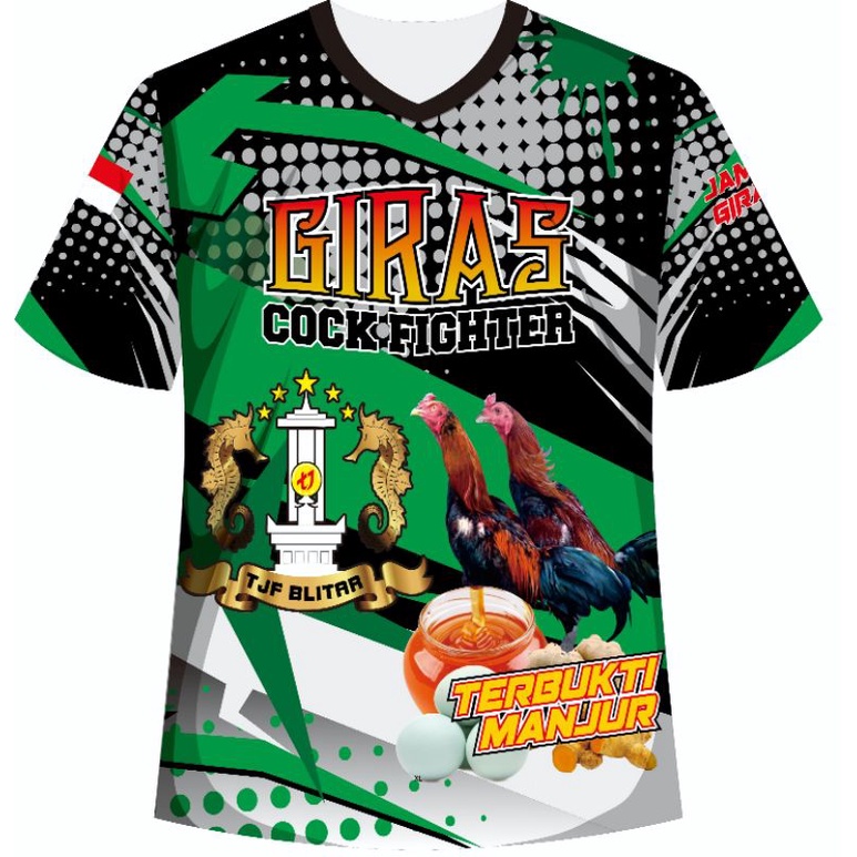 PREMIUM KAOS / JERSEY AYAM BANGKOK JAMU GIRAS DOPING AYAM