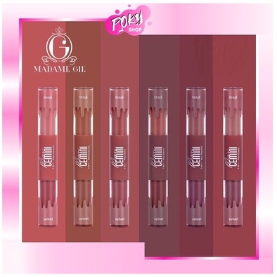 POKY - Madame Gie Miss Gemini 2 in 1 Gloss n Velvet - Make Up Lipstick