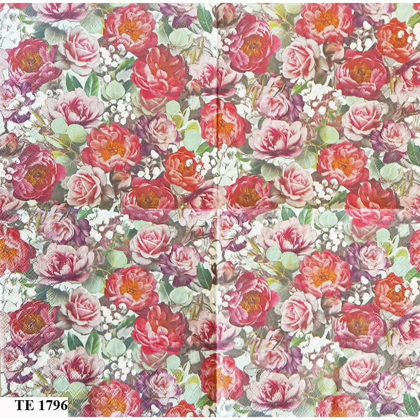 TISU DECOUPAGE EROPAH 33X33 CM TE 1796 TTS