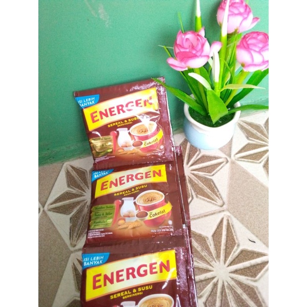 

Energen coklat susu sereal 1 renceng